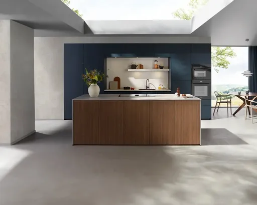 Contur Design Inselküche Eiche dunkel